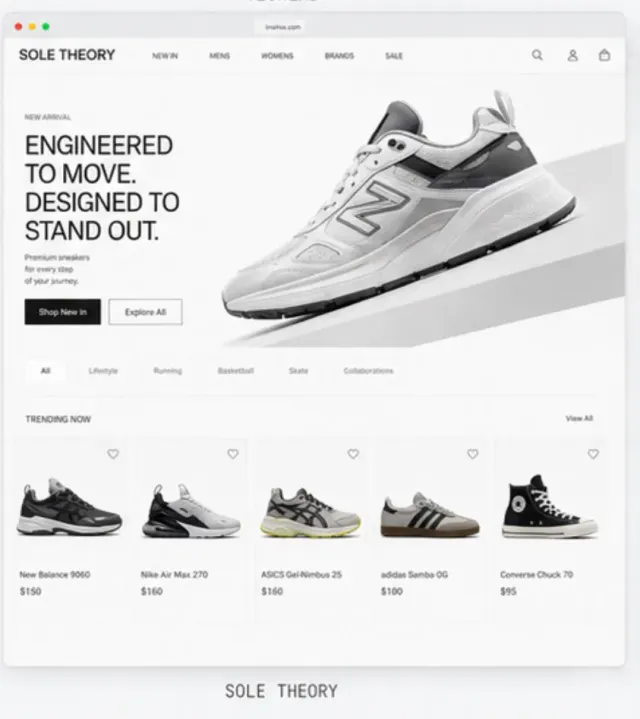 Tema Sole Theory aplicado a una tienda online